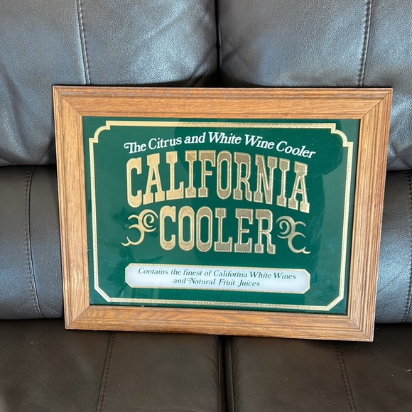 Vintage California Cooler glass bar sign - Picture 6 of 6